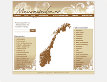 Tablet Screenshot of museumsguiden.no